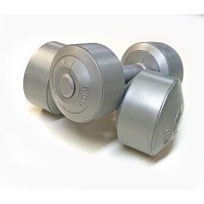 Manubri fissi in PVC antiusura antiurto con zavorramento interno.  Modello da KG.4 - Coppia